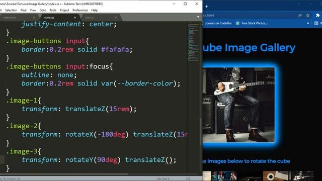 Image Gallery HTML CSS JavaScript смотреть онлайн