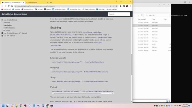 Installing and Enabling LUA scripting for Darktable on Windows смотреть онлайн