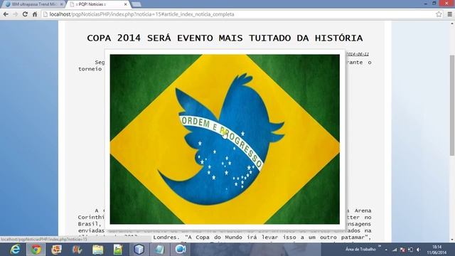 Sistema de Noticias em HTML5/CCS3/PHP смотреть онлайн