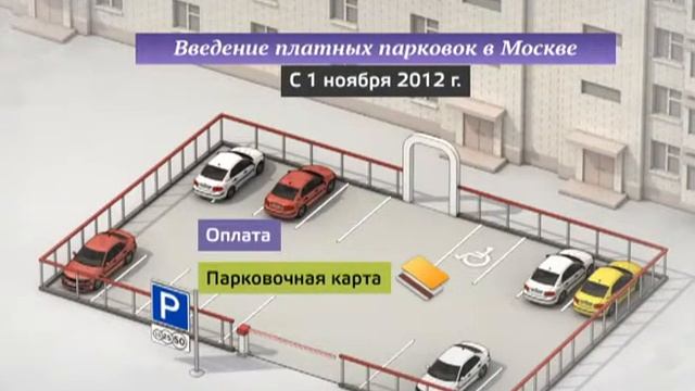 Платная парковка в Москве