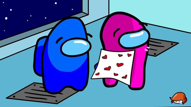 CUP SONG with a GIRL (Among Us animation) смотреть онлайн