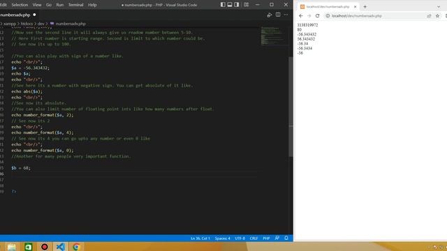 Mathematical Functions in PHP - PHP Numeric Functions смотреть онлайн