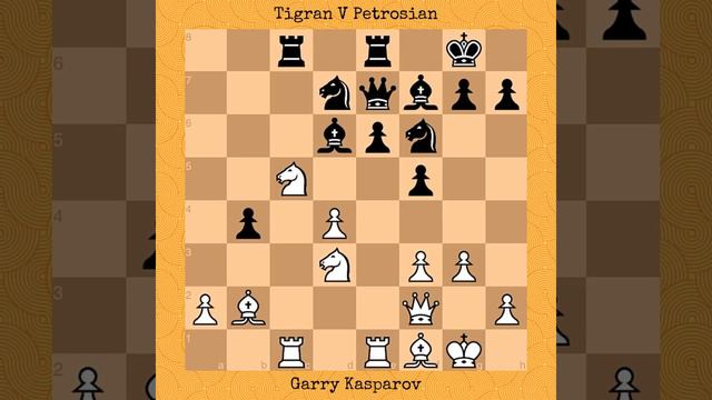 Garry Kasparov Vs Tigran V Petrosian, 1983 #chess