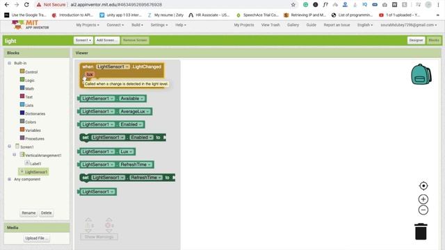 How to make light measurement app in MIT App Inventor 2 смотреть онлайн