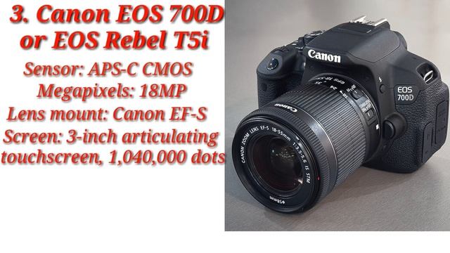 Top 5 Canon entry level DSLR Camera смотреть онлайн