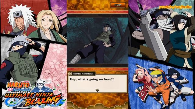 Naruto Ultimate Ninja Storm Blazing Story Walkthrough Part 1 - Graduation Exam Mission Gameplay смотреть онлайн
