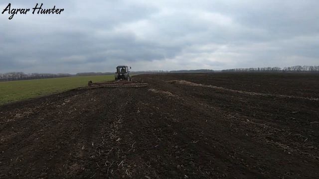 Закрытие влаги (Боронование) на МТЗ 82.1 с 9-ми метровой сцепкой. Сезон 2021 год смотреть онлайн