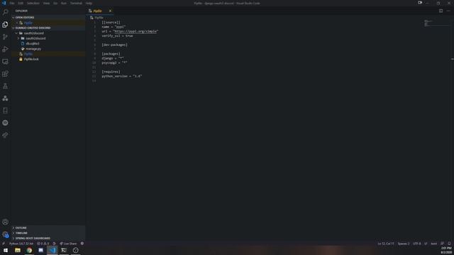 Discord OAuth2 Login w/ Python & Django - Ep. 1 - Project Setup смотреть онлайн