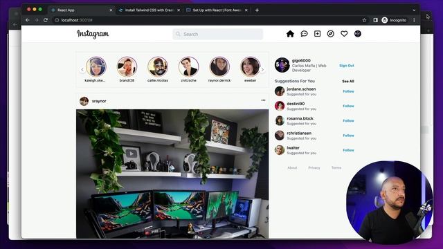 Build the BEST Instagram Clone with Tailwind CSS, React, Apollo client and Laravel - Part 1/2 смотреть онлайн