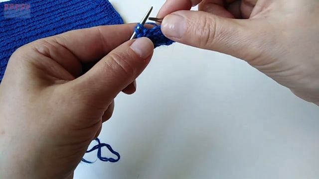 Узор спицами  