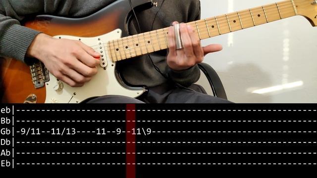 Jimi Hendrix - All Along The Watchtower Solos (Guitar Lesson With TAB)