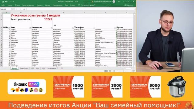 Подведение итогов Акции "Ваш семейный помощник". Третий период. смотреть онлайн