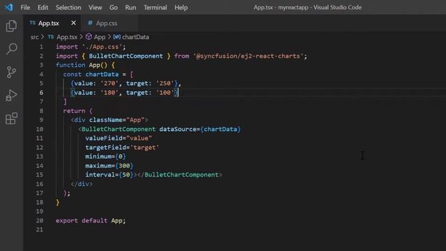 How to Create and Configure React Bullet Chart Component смотреть онлайн