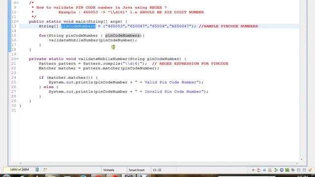 HOW TO VALIDATE PIN CODE NUMBER IN JAVA USING REGEX смотреть онлайн