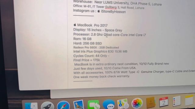 MacBook Pro 2017, I7, 16GB, 256GB, 10/10, TouchBar, 2gb Graphics #applemacbook #applemacbookpro