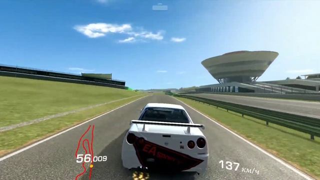Real Racing 3 ЭКСКЛЮЗИВ Nissan Skyline GT-R V-SPEC (R34) Гонка на время Тестовая трасса Porsche смотреть онлайн