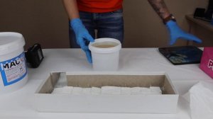 Изготовление полиуретановой формы для плитки