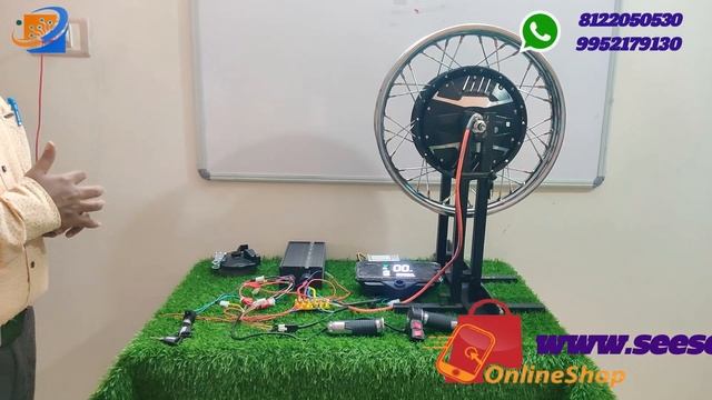 Bike Conversion Kit | 48/60V 1500w 17inch Hub motor kit | at 16,999/- | Splendor, Passion pro |Tami смотреть онлайн