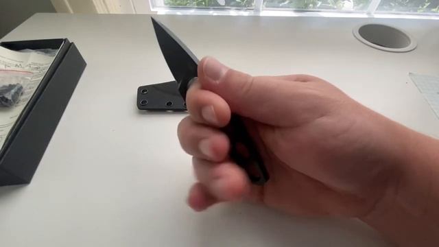 Amare Knives A-Max fixed blade knife review (stone washed and PVD coated 14C28N Sandvik steel) смотреть онлайн