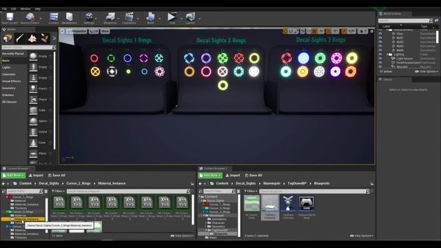 Demo Decal Sights. Available on the Marketplace. Unreal engine 4.27-5.1 смотреть онлайн