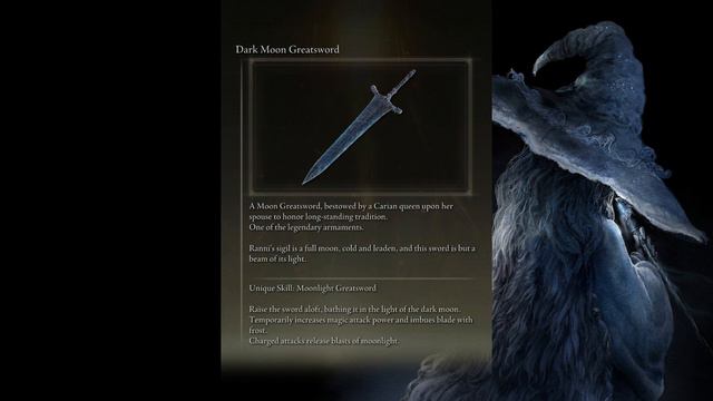 Elden Ring Narrated Compendium - Dark Moon Greatsword смотреть онлайн