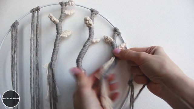 DIY: How to make a Macrame Tree of life смотреть онлайн