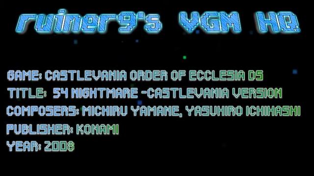 Castlevania: Order of Ecclesia DS OST 54 Nightmare -Castlevania version смотреть онлайн