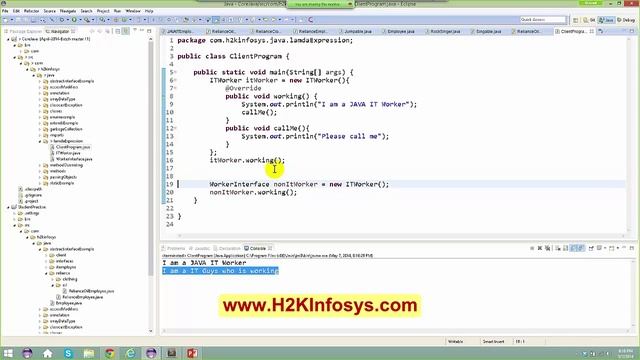 Java/J2EE Training Tutorial | Lambda EXP String Handling Part 1 Tutorial | Java Course Online смотреть онлайн