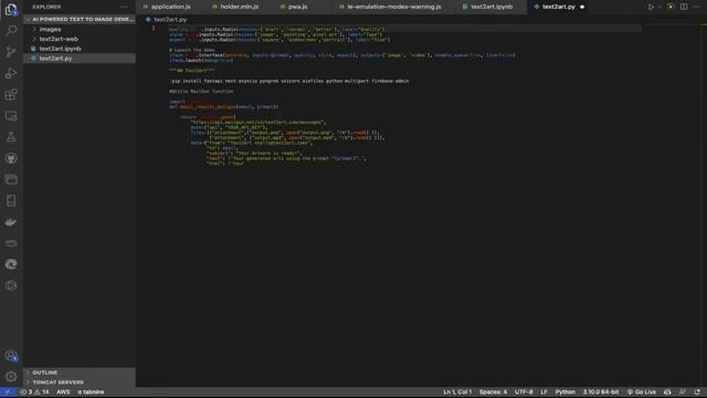 Text to art generator Using AI - Complete Source Code смотреть онлайн