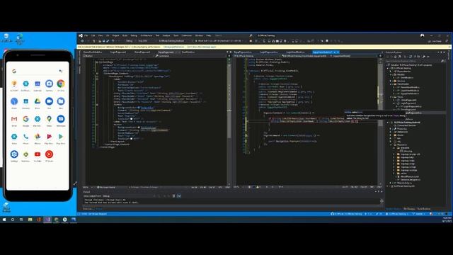 Lập trình Xamarin Forms MVVM Local database SQLite thiết kế giao diện đăng nhập смотреть онлайн