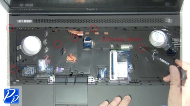 Dell Precision M6700 (P22F001) Display Hinges How-To Video Tutorial смотреть онлайн