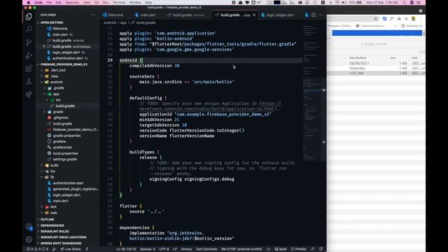 flutter firebase login registration and logout смотреть онлайн