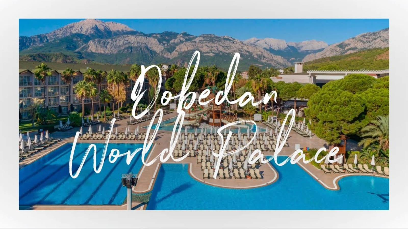 Обзор на шикарный отель в Турции Dobedan World Palace (ex. Alva Donna World Palace)