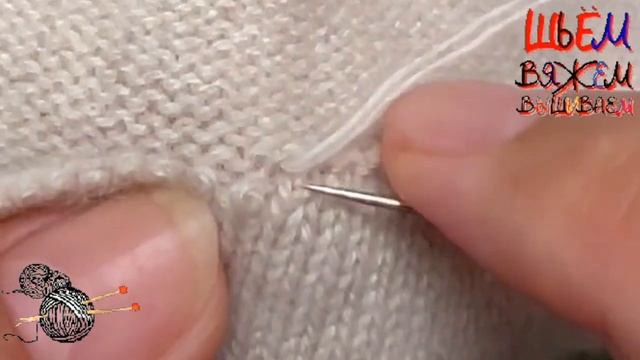 Простой способ соединения двух частей вязаного изделия смотреть онлайн