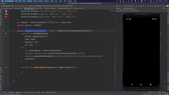 #34 Traduire une Application sur Android Studio (Avec le code)| Formation Android Studio en Kotlin смотреть онлайн