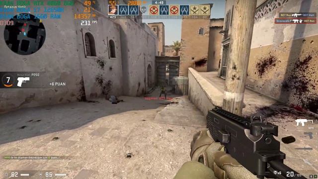 CS: GO: RTX 4060 & I7 12650H & Dust 2 Test