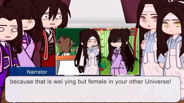 MDZS react To my AU || gacha club | mdzs | fem WWX | wangxian | angst | AU | modaozsuhi смотреть онлайн