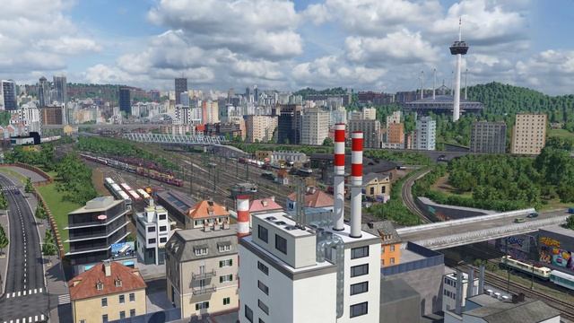 Großstadt-Kulisse | Transport Fever 2 | S01 #87 смотреть онлайн