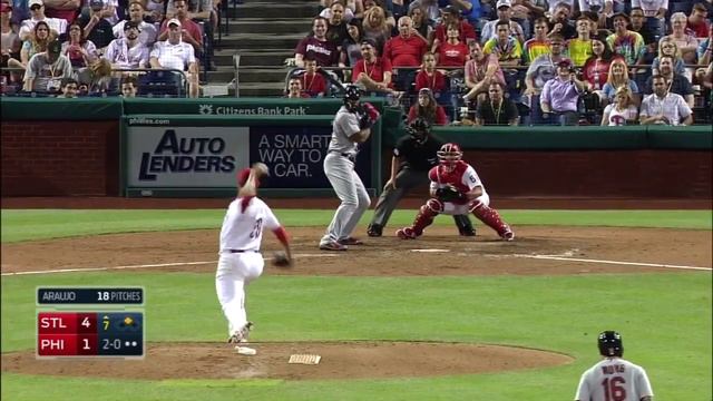 6/20/15: Grichuk, Heyward power Cardinals past Phils смотреть онлайн