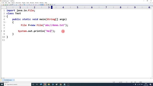 Java code to count number of characters present in specified file | length() method from file class смотреть онлайн
