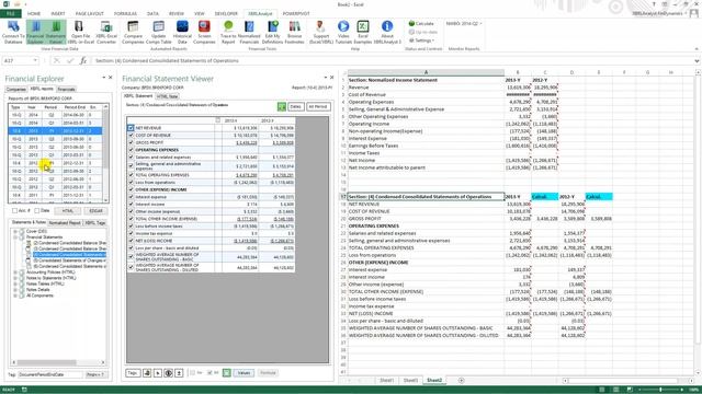 Easy Excel access to normalized financial reports смотреть онлайн