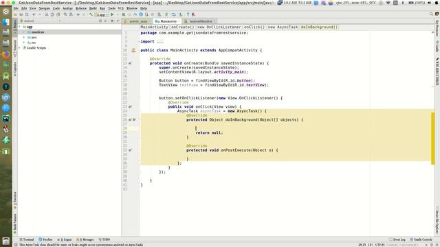 How to Get Data From RESTful Webservice in Android Using JSON and OKHTTP смотреть онлайн