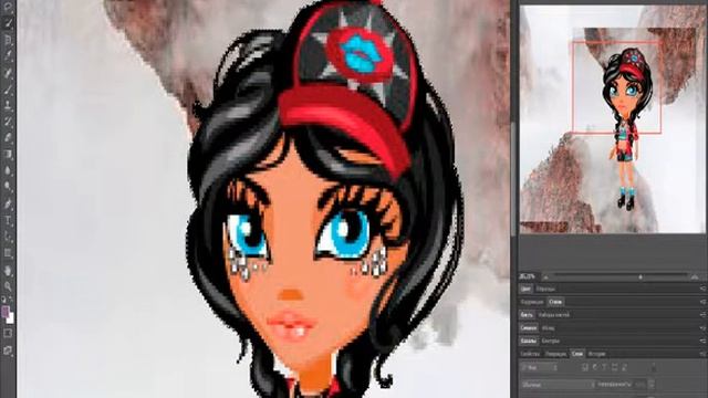Как в фотошопе CS6 переместить аватара на другой фон? смотреть онлайн