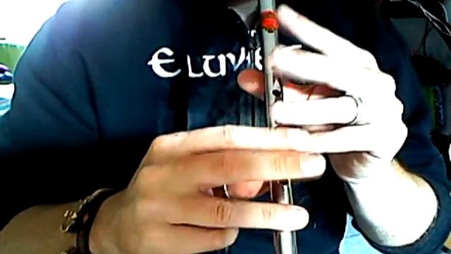 Krampus Paralysis Tin Whistle Tutorial ( play slow) смотреть онлайн