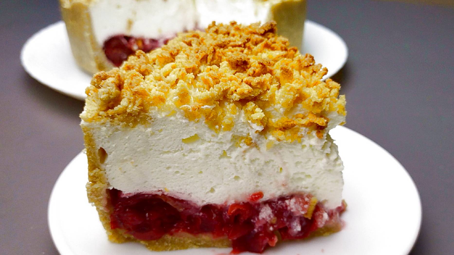 Взрыв ВКУСОВ!Вишневый пирог который тает во рту!Вишневый пирог с кремом-суфле/Рецепты из овсянки смотреть онлайн