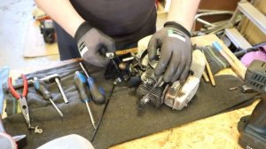 Hitachi CG 27EAS brushcutter disassembly for spare parts