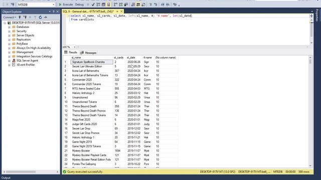 MS SQL covering an introduction to data types смотреть онлайн