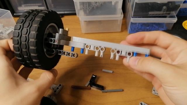 Лего техник самоделки:№40 ГАЗель 3302. Передний и задний мост. 1 часть. смотреть онлайн