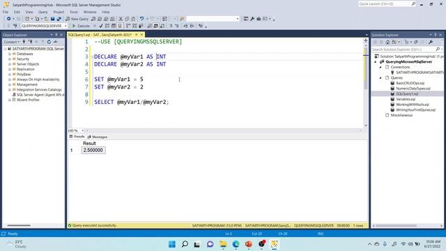 Numeric Conversion in SQL Server | QUERYING MS SQL SERVER USING T-SQL смотреть онлайн