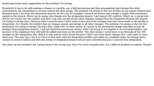 Salesforce: merging profiles from different branches/orgs смотреть онлайн